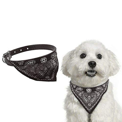 Hornsey Pet & Garden Pet Scarf Collar – Stylish Dog & Cat Neckerchief with Secure Buckle, Soft & Comfortable Bandana Necklace for Small Pets – Fashionable & Lightweight Accessory for Puppies & Kittens – Black