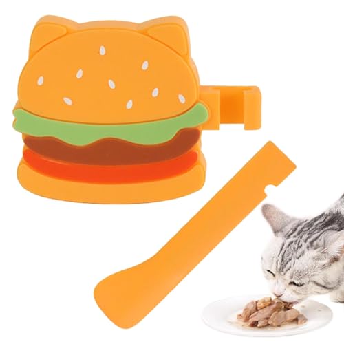 Pet & Garden Jlkegfdf Cat Food Opener | Portable Silicone Can Opener | Safe Dog Food Covers, Pet Utensils, Eating Spatula, Feeding Accessories for Storage