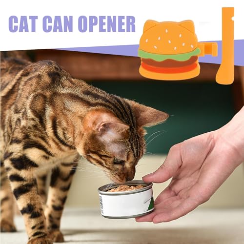 Pet & Garden Jlkegfdf Cat Food Opener | Portable Silicone Can Opener | Safe Dog Food Covers, Pet Utensils, Eating Spatula, Feeding Accessories for Storage